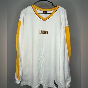 Vintage XXL Nike Lakers warm up sweatshirt